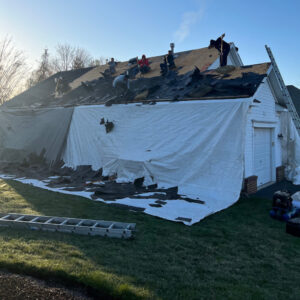 Image of A.E.B. Solutions Roofing Job in Progress